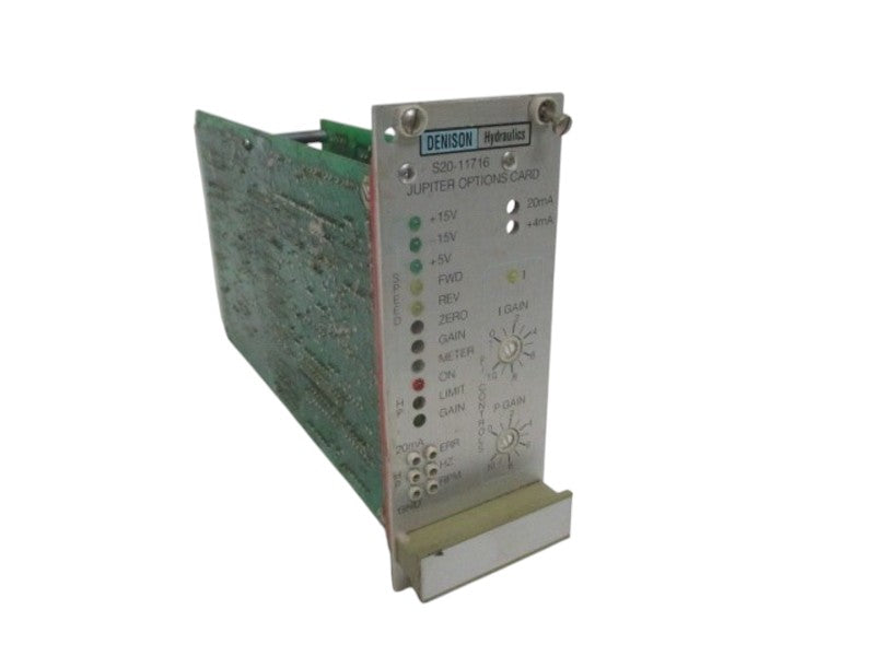 DENISON HYDRAULICS S20-11716 JUPITER OPTIONS CARD UNMP