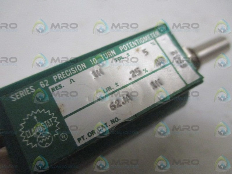 CLAROSTAT 62JA POTENTIOMETER 1K UNMP
