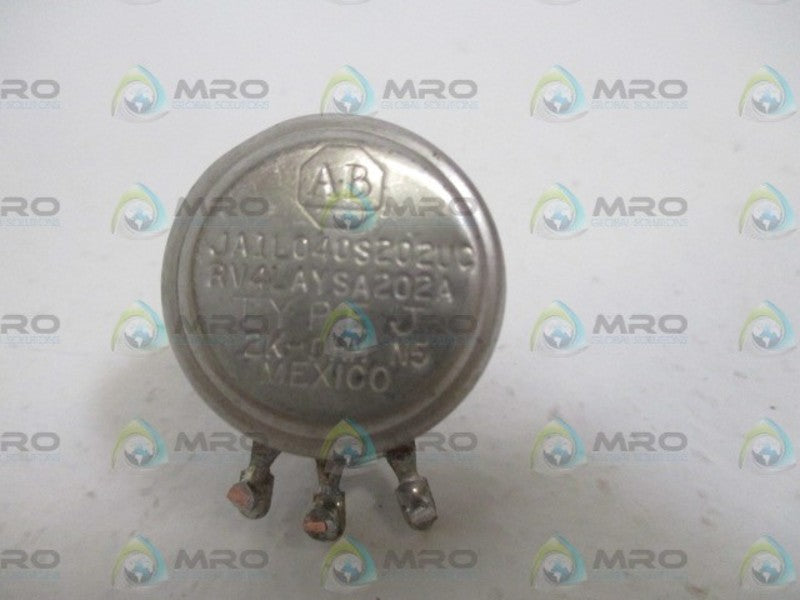 ALLEN BRADLEY JAIL040S202UC RV4LAYSA202A POTENTIOMETER 2K UNMP