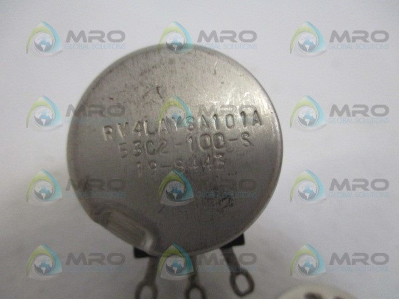 CLAROSTAT RV4LAYSA101A POTENTIOMETER 100 NSMP