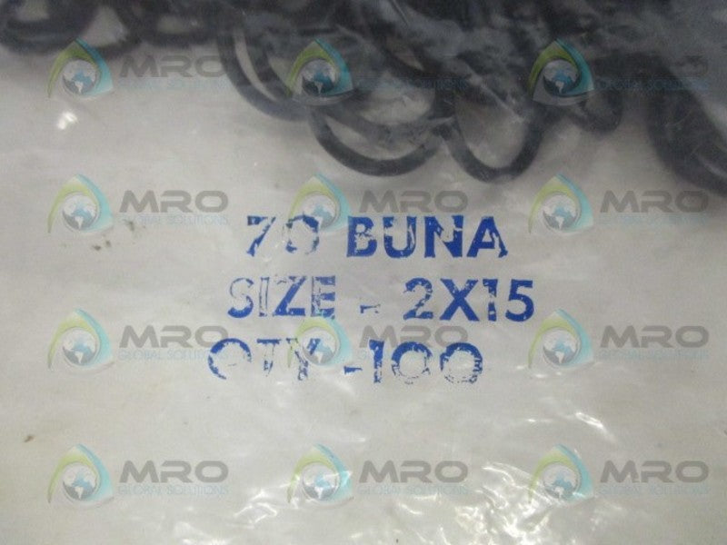 BUNA 70  SIZE 2X15 (PKG OF 100) NSMP