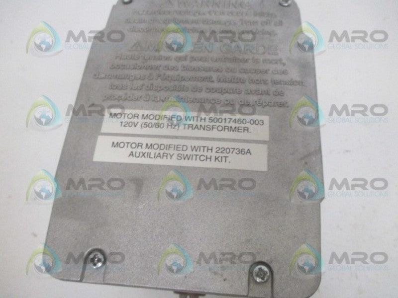 HONEYWELL M9184D4009 MODUTROL ACTUATOR MOTOR 24V UNMP