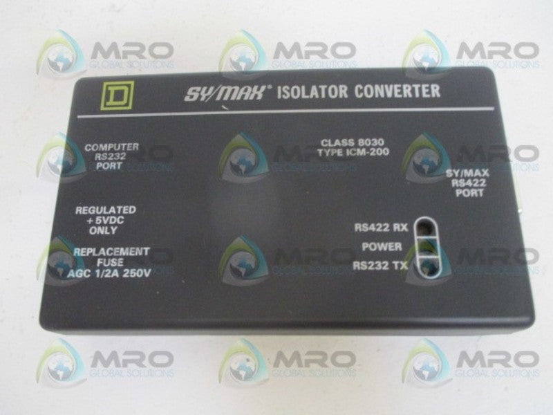 SQUARE D SY/NET 8030ICM200 ISOLATOR CONVERTER MODULE NSMP