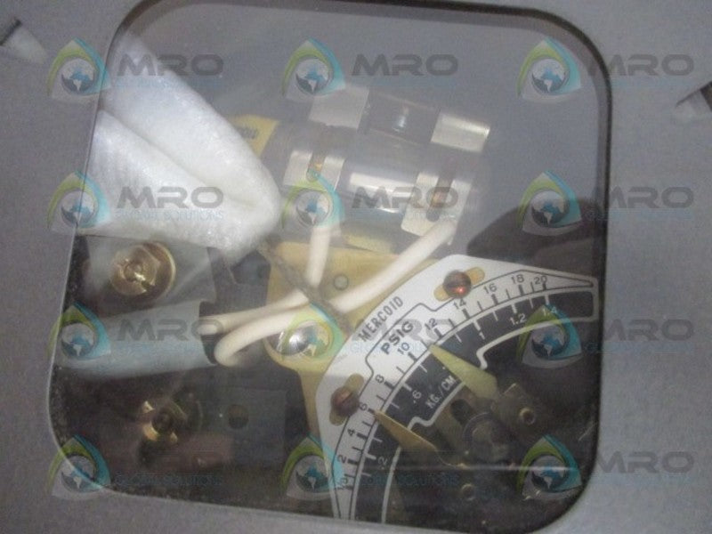 MERCOID CONTROLS DA-33-3 PRESSURE CONTROL 20PSIG NSMP
