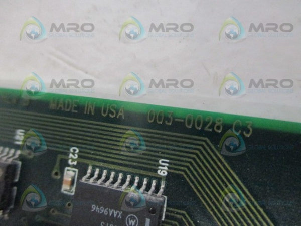 MARSH COMPANY 21975 CIRCUIT BOARD CARD 003-0028 UNMP