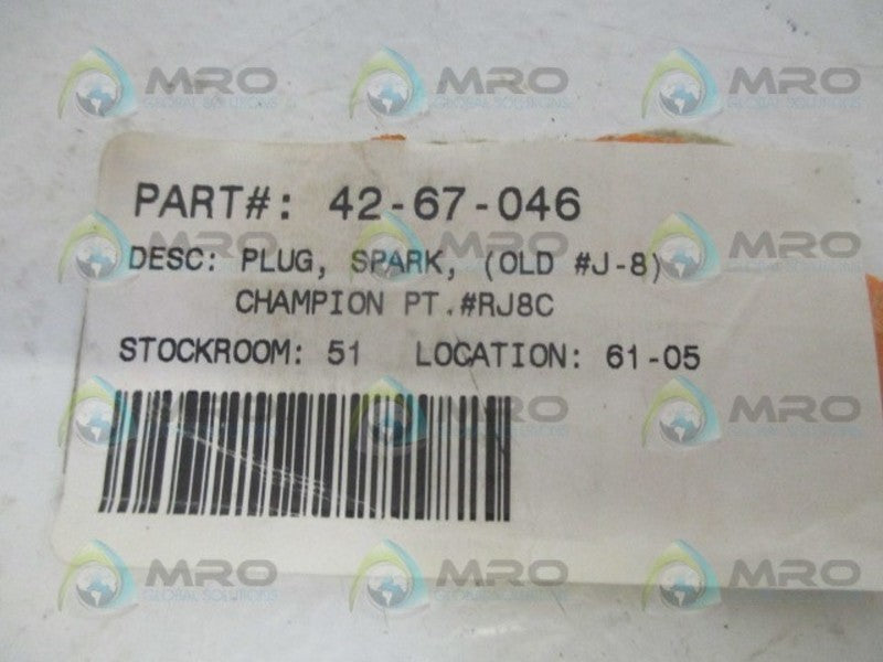CHAMPION RJ8C SPARK PLUG NSNP