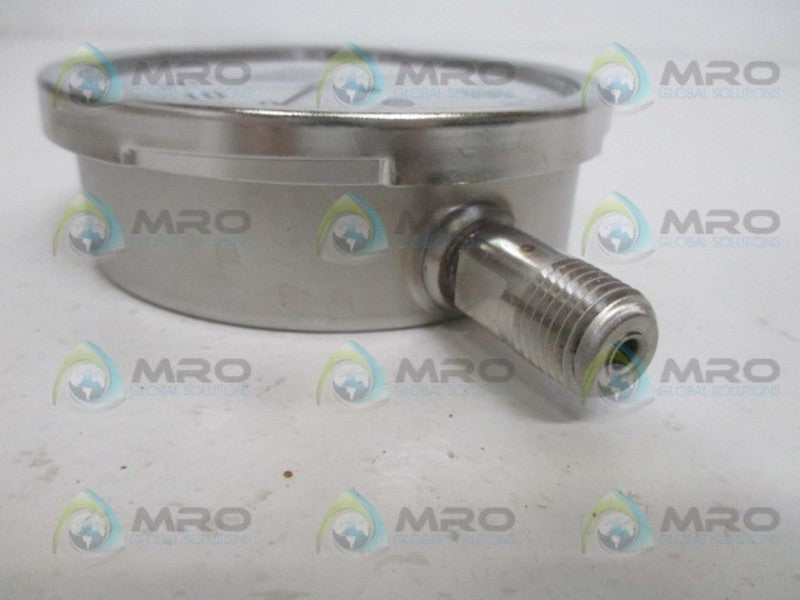 ASHCROFT 35-1009-SWL-02L-100# PRESSURE GAUGE 3-1/2" 100PSI NSMP