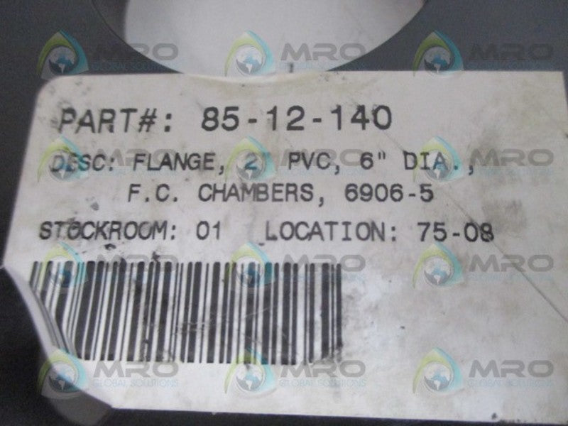 F.C. CHAMBERS 6906-5 PVC FLANGE 2" NSNP