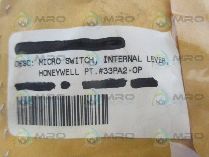 HONEYWELL 33PA2-OP INTERNAL LEVER NSNP