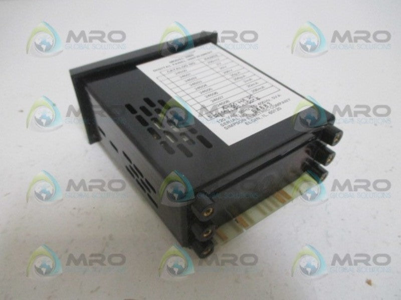 SIMPSON 24500 DIGITAL PANEL METER 50-150 DEGREE F UNMP