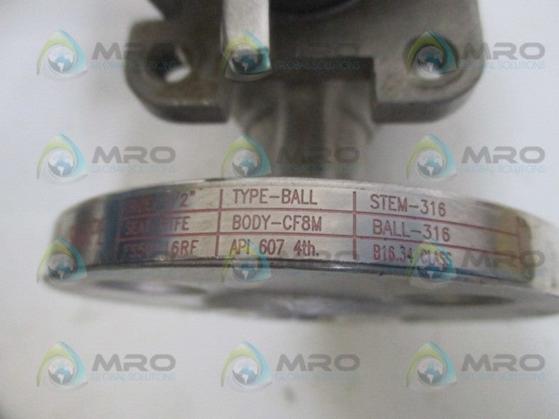 SHARPE FS50116RF BALL VALVE 1/2" UNMP