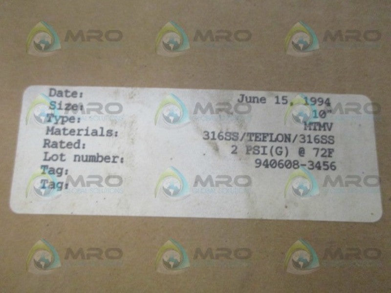 PROQUIP 940608-3456 RUPTURE DISK 10" NSMP