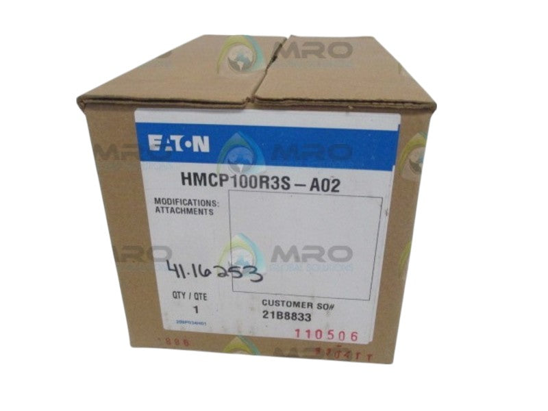 CUTLER HAMMER HMCP100R3S-A02 100A NSMP