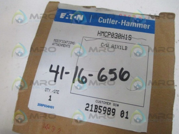 CUTLER HAMMER HMCP030H1S CIRCUIT BREAKER 30A NSMP