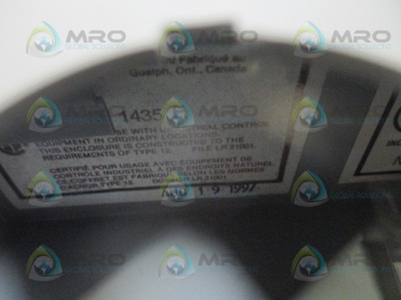 HAMMOND 1435F PUSHBUTTON ENCLOSURE 4-POLE NSMP