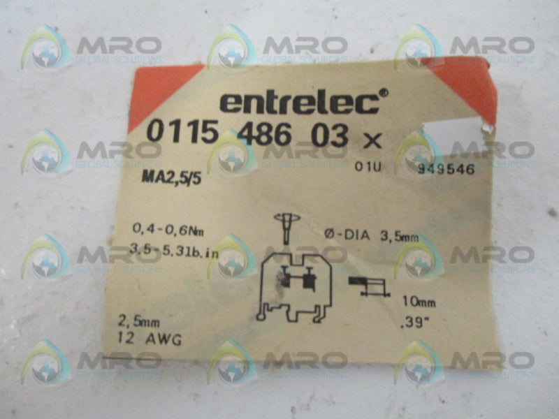 ENTRELEC MA2,5/5 TERMINAL BLOCK NSNP