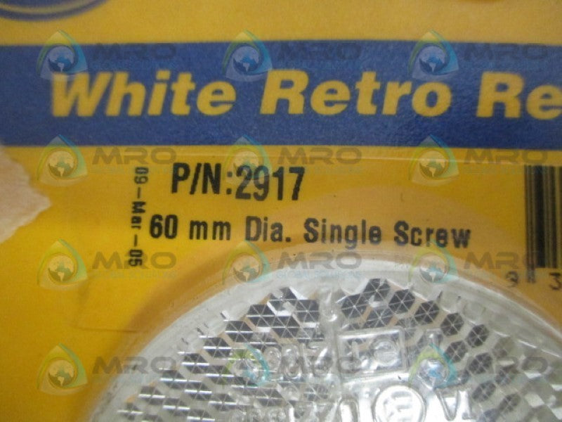 HELLA 2917 WHITE RETRO REFLECTOR 60MM NSMP