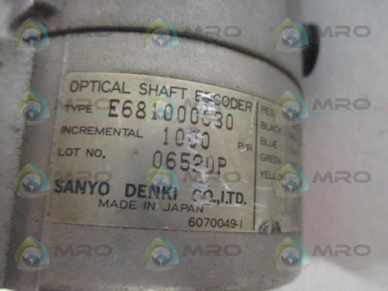 SANYO DENKI U730-012E18 SERVO MOTOR UNMP