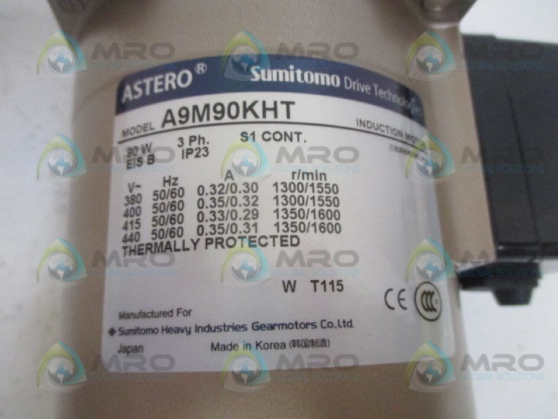 SUMITOMO A9M90KHT INDUCTION MOTOR NSMP