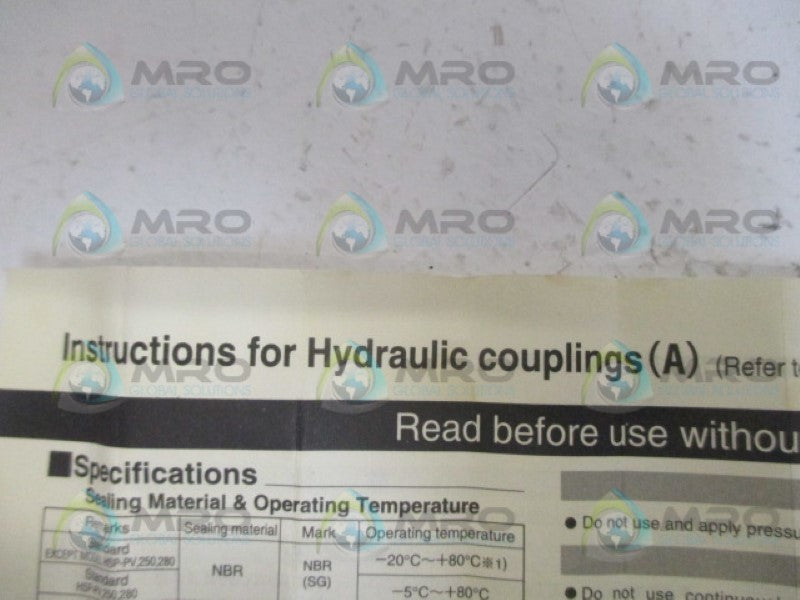 NITTOKOHKI CQ17206-9 HYDRAULIC COUPLING NSNP