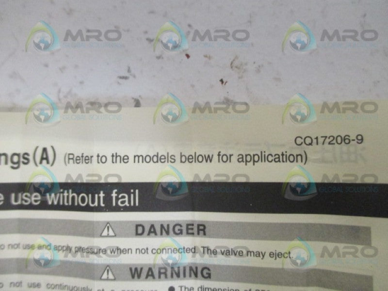 NITTOKOHKI CQ17206-9 HYDRAULIC COUPLING NSNP
