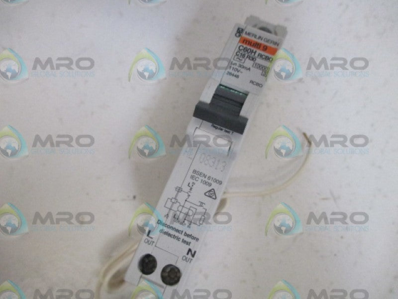 MERLIN GERLIN 26446 CIRCUIT BREAKER 16A NSMP