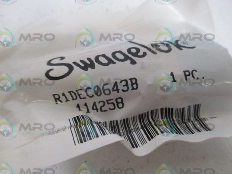 SWAGELOK R1DEC0643B BRASS TUBE FITTING NSMP