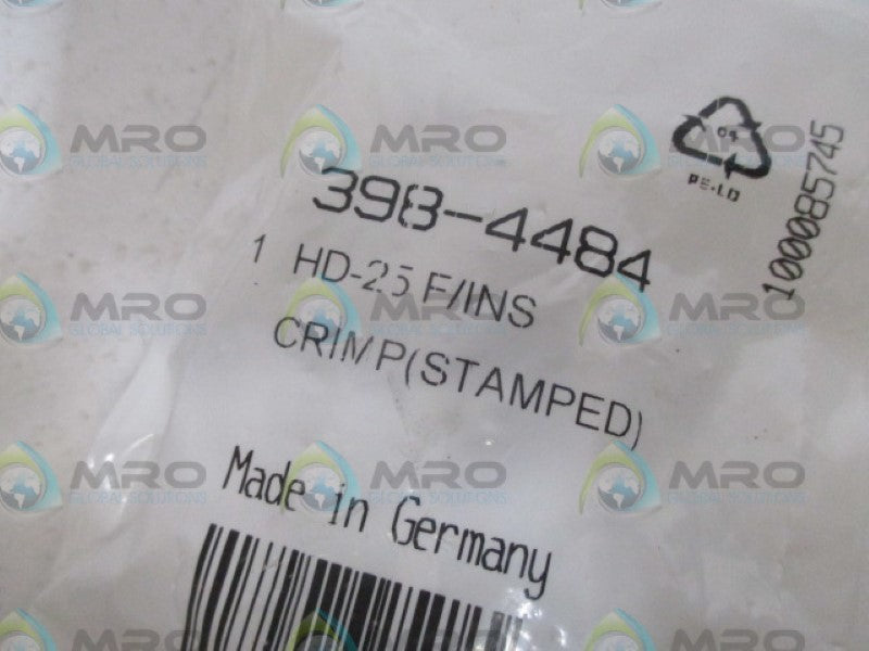 EPIC 11.2610 398-4484 HD-25F/INS FEMALE CONNECTOR NSMP