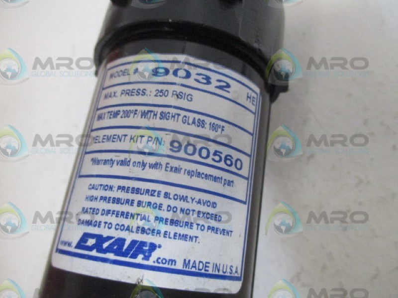 EXAIR 900560 DRAIN FILTER SEPERATOR 3/8" 250PSIG NSNP