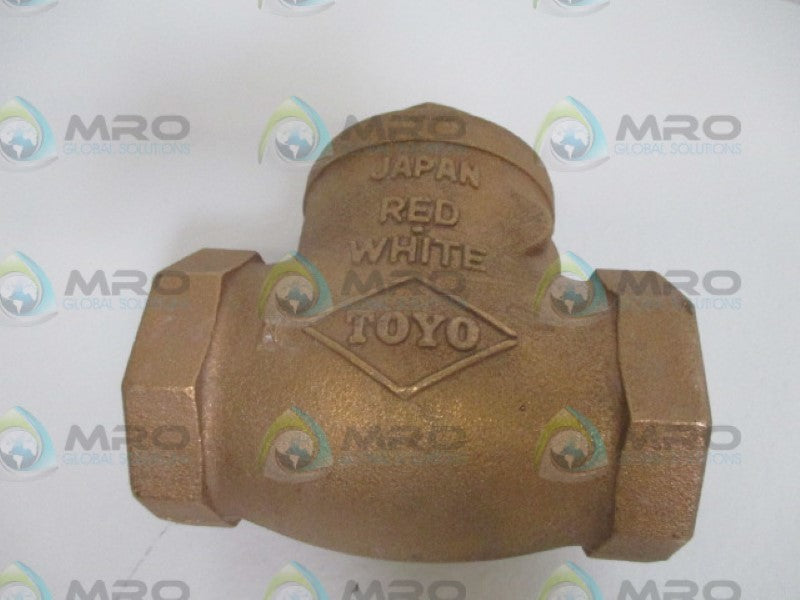TOYO RED-WHITE MGM-7297 VALVE NSNP