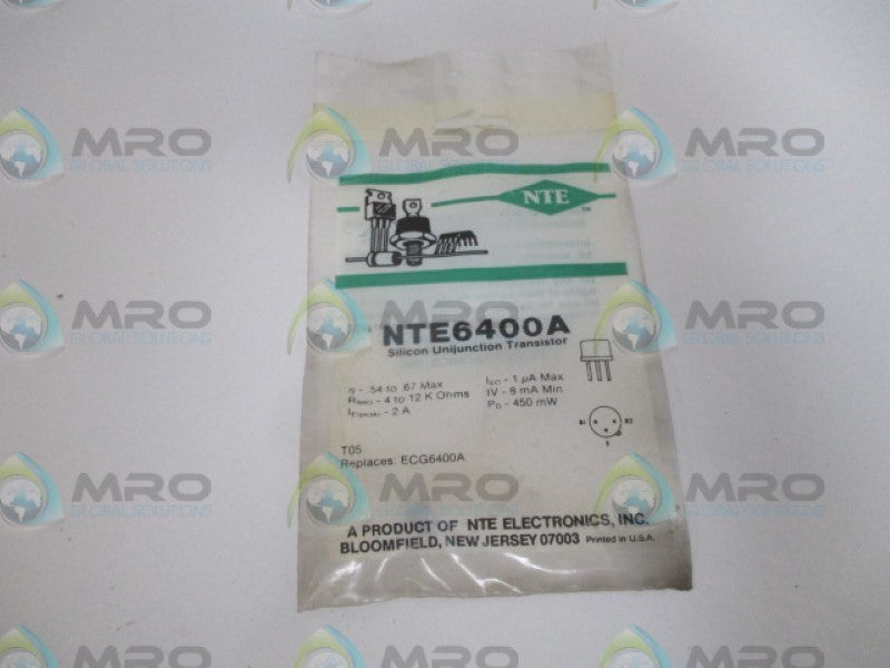 NTE NTE6400A TRANSISTOR NSMP