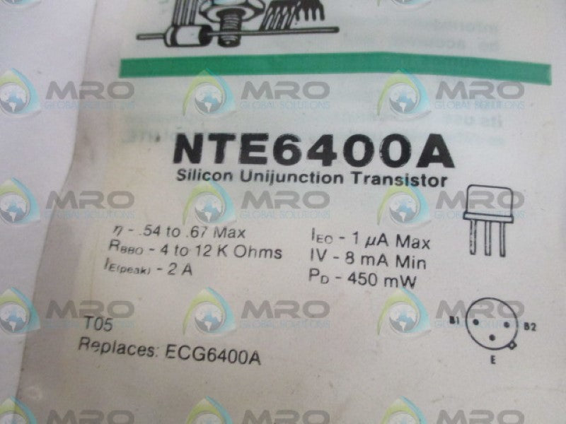 NTE NTE6400A TRANSISTOR NSMP