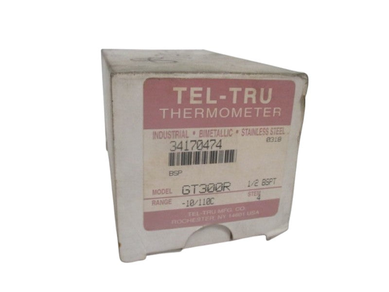 TEL-TRU GT300R 4" STEM THERMOMETER -10/110C NSMP