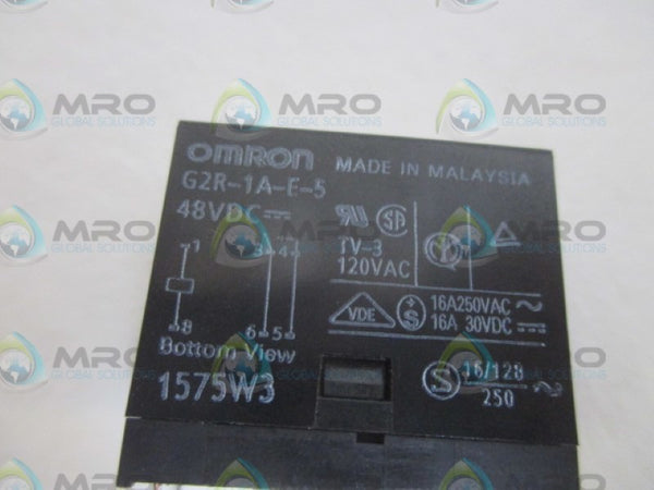 OMRON G2R-1A-E-5 RELAY 48VDC UNMP