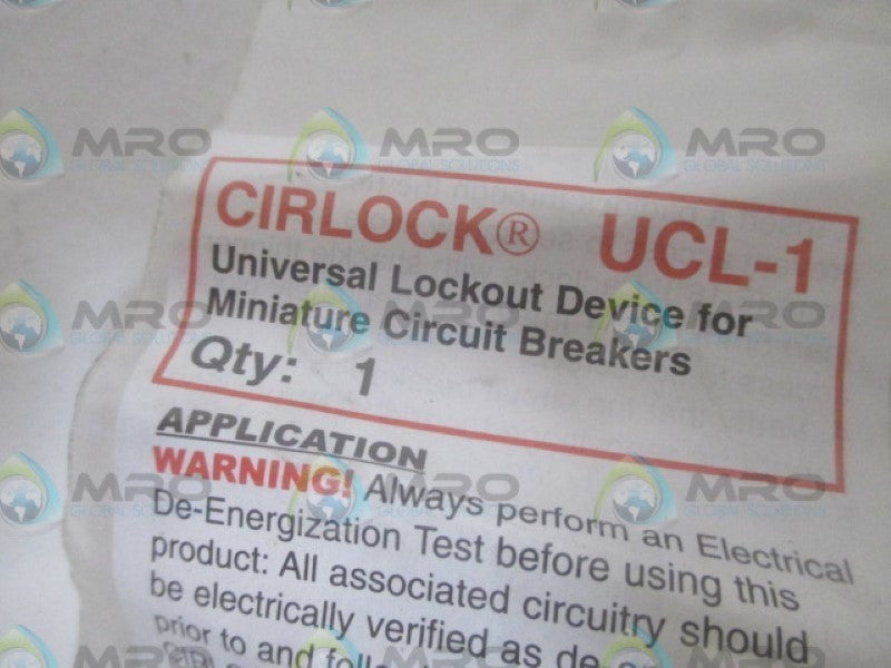 CIRCLOCK UCL-1 LOCKOUT DEVICE NSMP