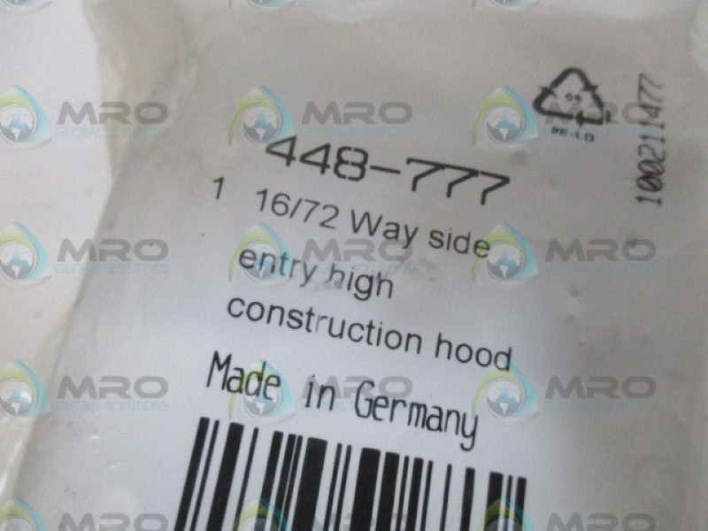 RS 448-777 ENTRY HIGH CONSTRUCTION HOODNSMP