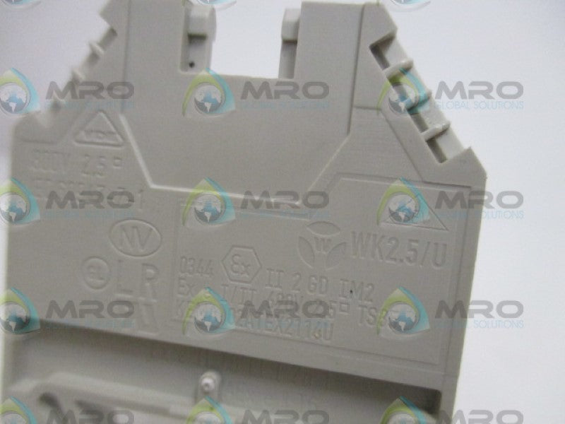 WEILAND WK2,5/U TERMINAL BLOCK NSNP