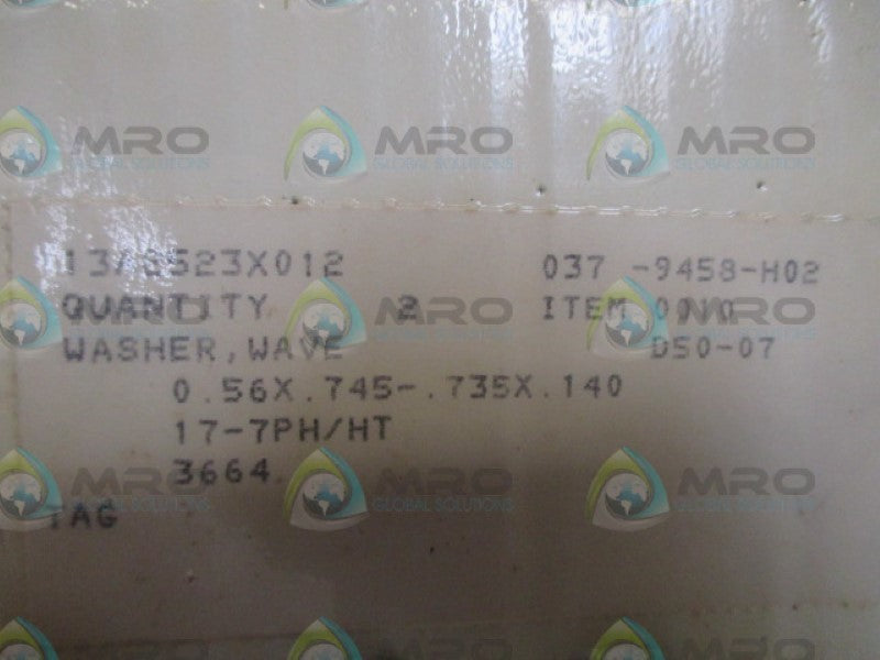 FISHER 13A2523X012 WAVE WASHER NSMP