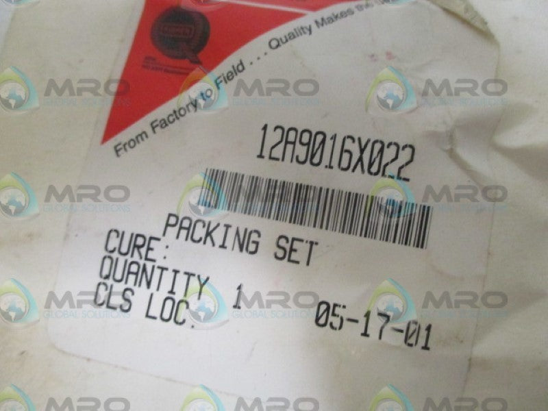 FISHER 12A9016X022 PACKING SET NSMP