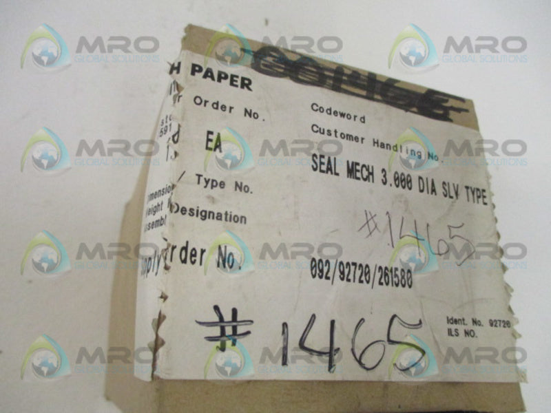 VOITH PAPER 13591 SEAL 3" NSMP