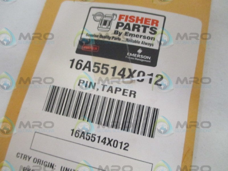FISHER 16A5514X012 TAPER PIN NSMP