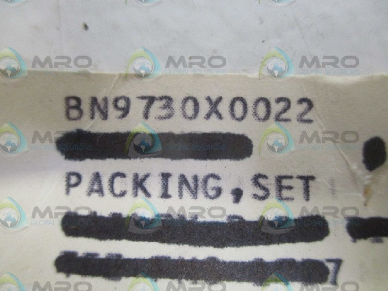 FISHER BN9730X0022 PACKING SET NSNP