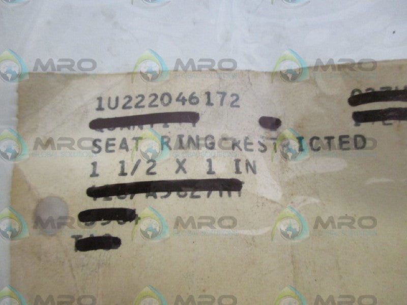 FISHER 1U222046172 SEAT RING NSNP