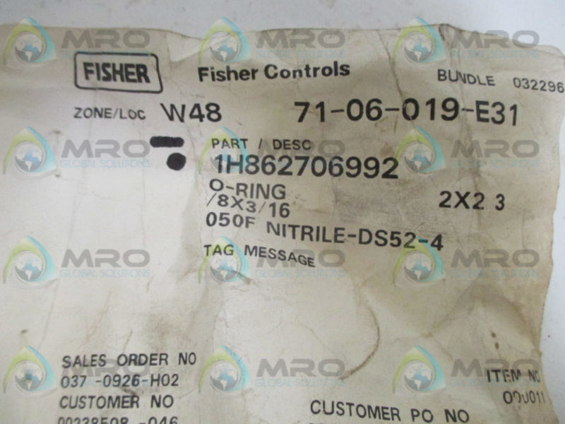 FISHER 1H862706992 NSNP