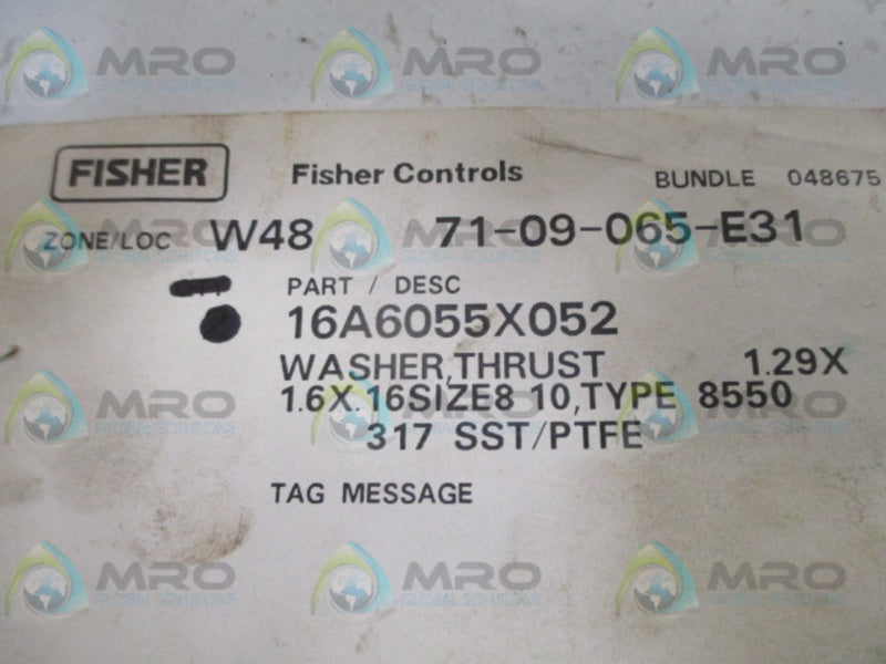 FISHER 16A6055X052 THRUST WASHER NSNP