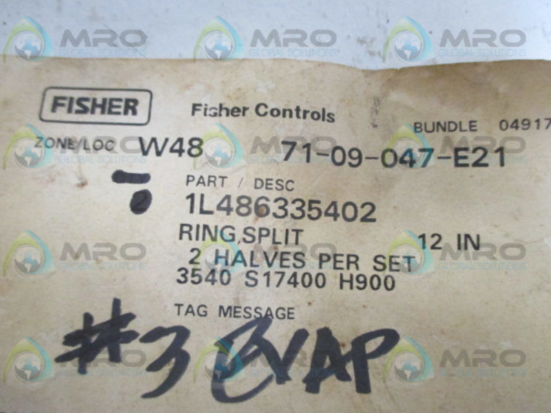 FISHER 1L486335402 SPLIT RING SET NSNP