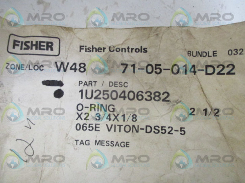FISHER 1U250406382 O-RING NSNP
