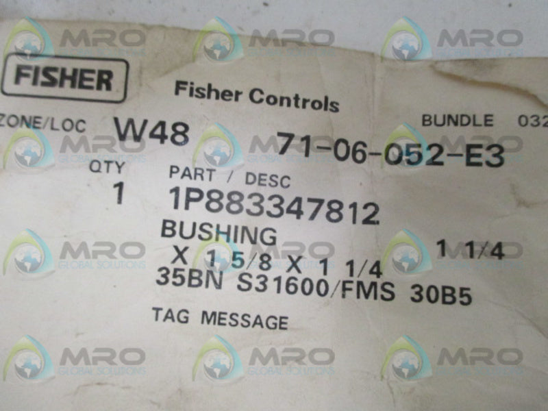 FISHER 1P883347812 BUSHING NSNP