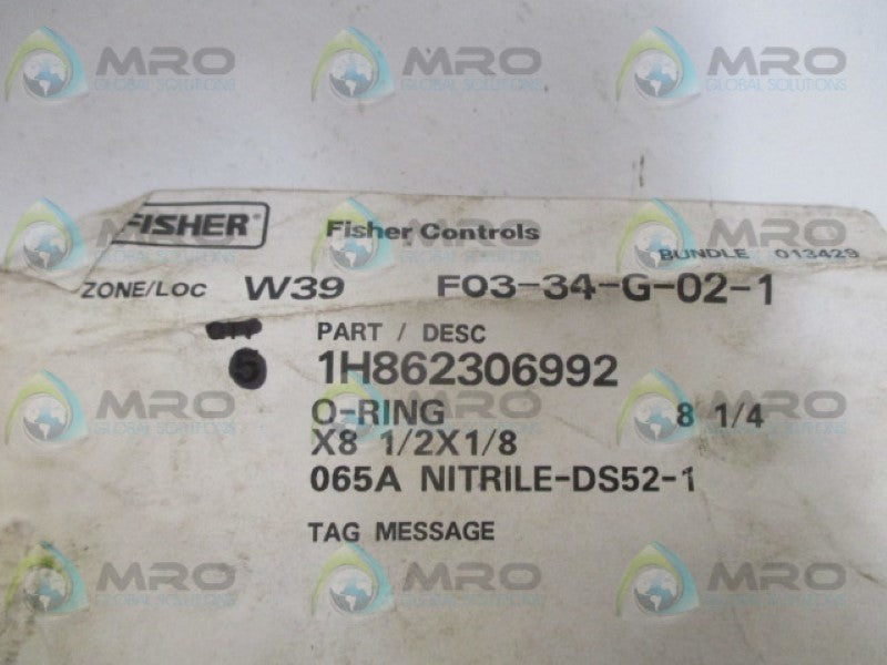 FISHER 1H862306992 O-RING NSNP
