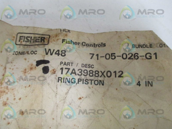 FISHER 17A3988X012 PISTON RING NSNP